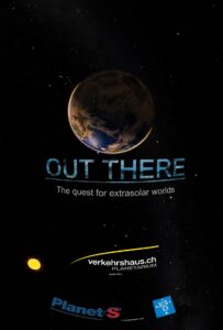 Plakat zur Show "Draußen: Die Suche nach extrasolaren Welten"