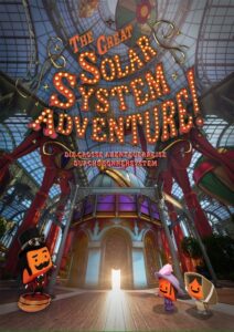 Plakat zur Kindershow "Das große Solarsystem-Abenteuer"