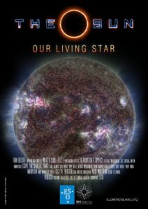 Plakat zur Show "Die Sonne, unser lebendiger Stern"
